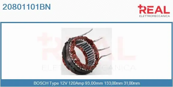 Stator, alternator (20801101BN)