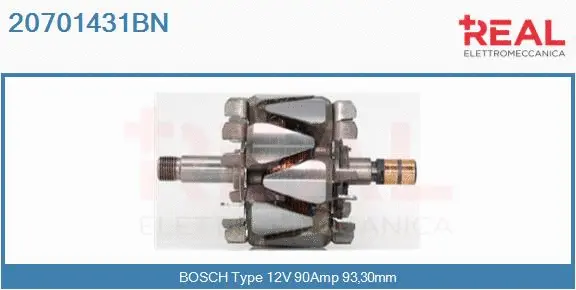 Rotor, alternator (20701431BN)