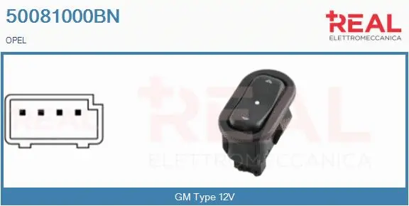Switch, window regulator (50081000BN)