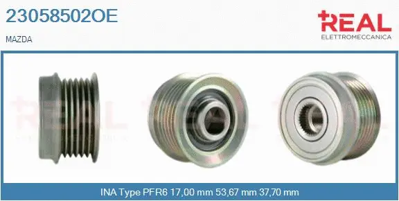 Belt Pulley, alternator (23058502OE)