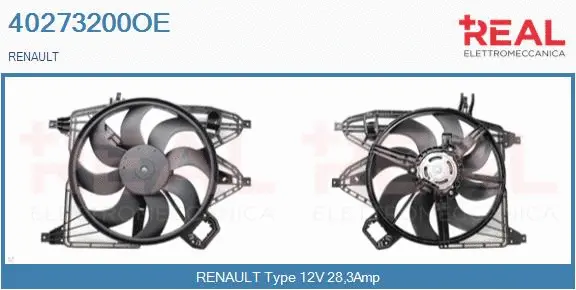 Electric Motor, radiator fan (40273200OE)
