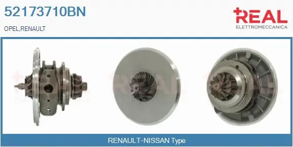 Core assembly, turbocharger (52173710BN)