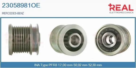Belt Pulley, alternator (23058981OE)