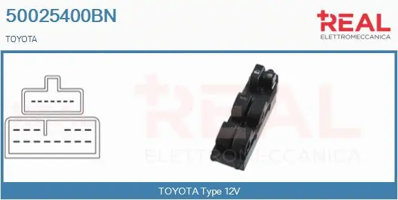 Switch, window regulator (50025400BN)