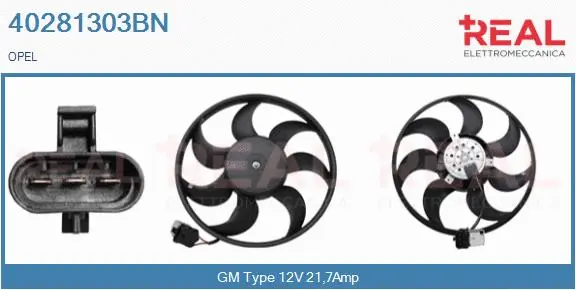 Fan, engine cooling (40281303BN)