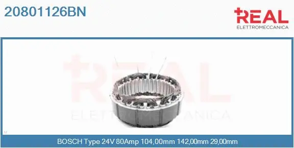 Stator, alternator (20801126BN)