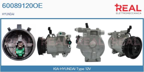 Compressor, air conditioning (60089120OE)