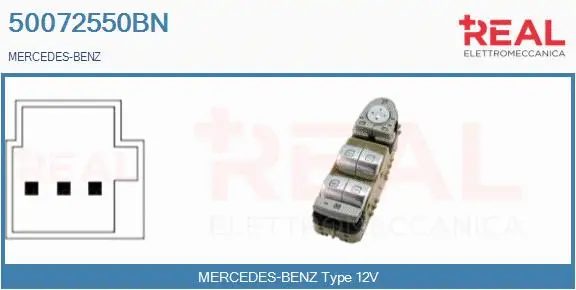 Switch, window regulator (50072550BN)