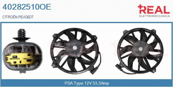 Electric Motor, radiator fan (40282510OE)