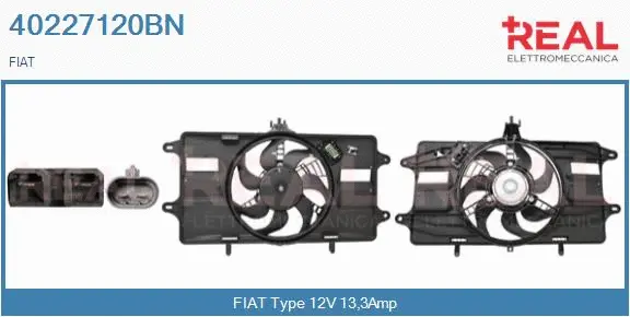 Electric Motor, radiator fan (40227120BN)