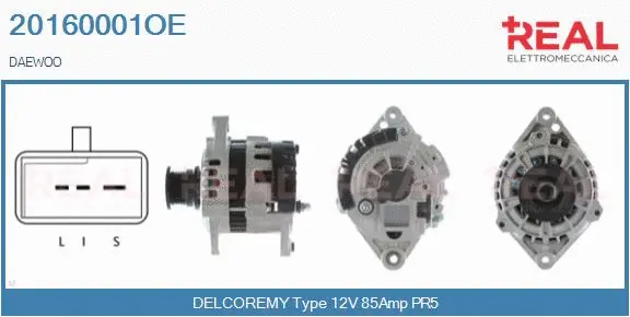 Alternator (20160001OE)