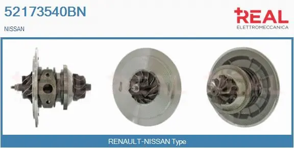 Core assembly, turbocharger (52173540BN)