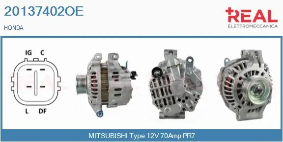 Alternator (20137402OE)