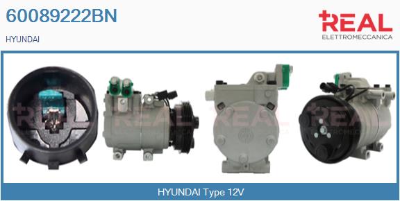 Compressor, air conditioning (60089222BN)