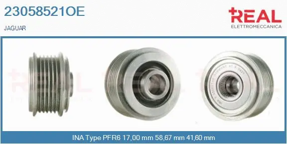 Belt Pulley, alternator (23058521OE)