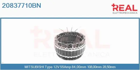 Stator, alternator (20837710BN)