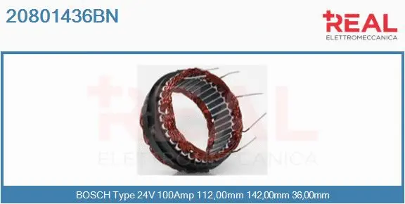 Stator, alternator (20801436BN)