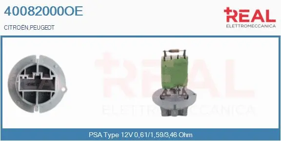 Resistor, interior blower (40082000OE)