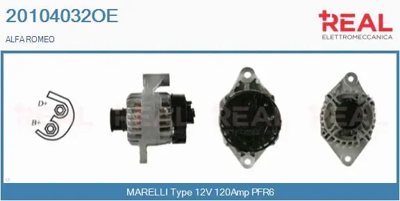 Alternator (20104032OE)