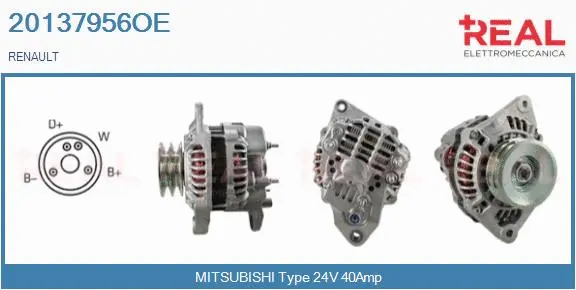 Alternator (20137956OE)