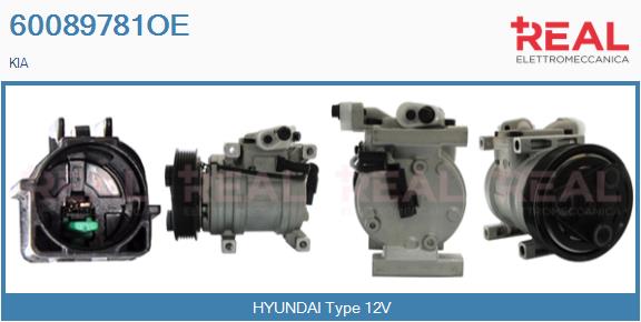 Compressor, air conditioning (60089781OE)