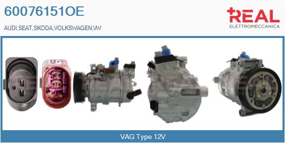 Compressor, air conditioning (60076151OE)