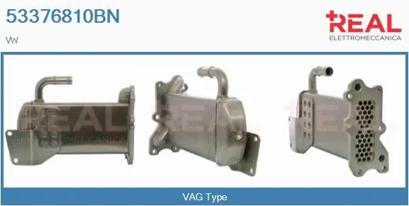 Cooler, exhaust gas recirculation (53376810BN)