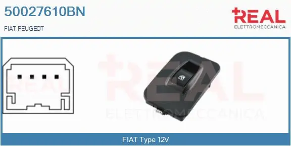 Switch, window regulator (50027610BN)