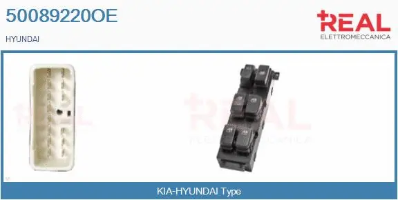 Switch, window regulator (50089220OE)