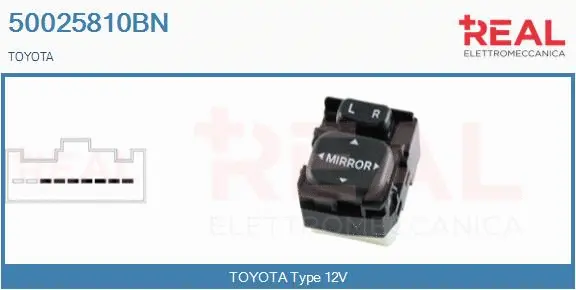 Switch, window regulator (50025810BN)