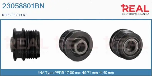Belt Pulley, alternator (23058801BN)
