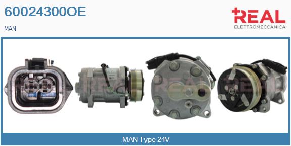 Compressor, air conditioning (60024300OE)