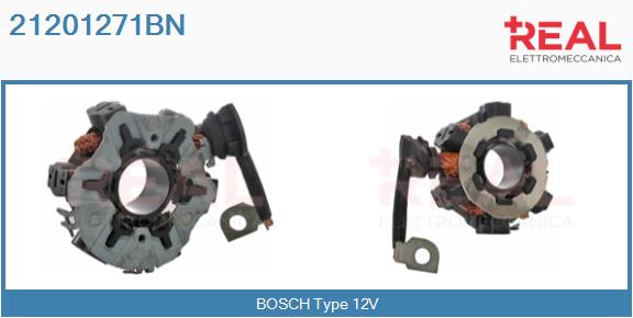 Holder, carbon brushes (21201271BN)