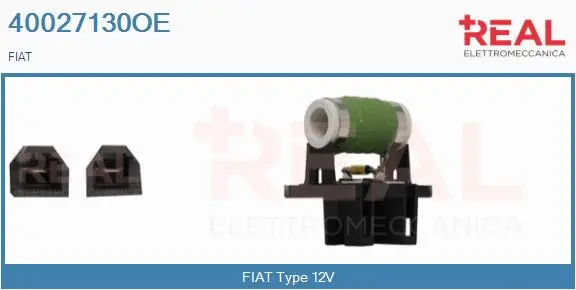 Series resistor, electric motor (radiator fan) (40027130OE)