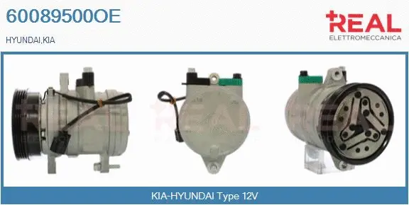 Compressor, air conditioning (60089500OE)