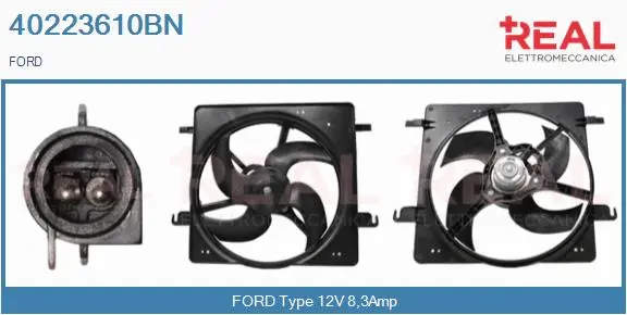 Electric Motor, radiator fan (40223610BN)