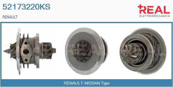 Core assembly, turbocharger (52173220KS)