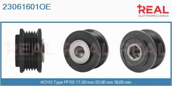 Belt Pulley, alternator (23061601OE)