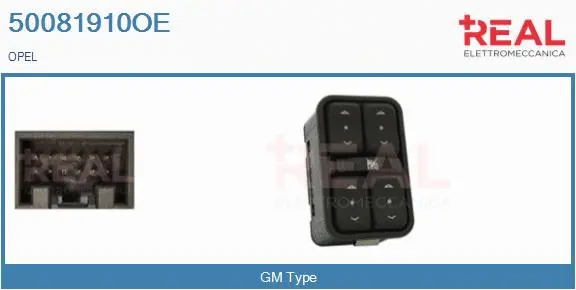 Switch, window regulator (50081910OE)