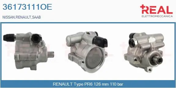 Hydraulic Pump, steering (36173111OE)