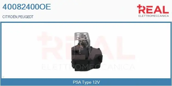 Series resistor, electric motor (radiator fan) (40082400OE)