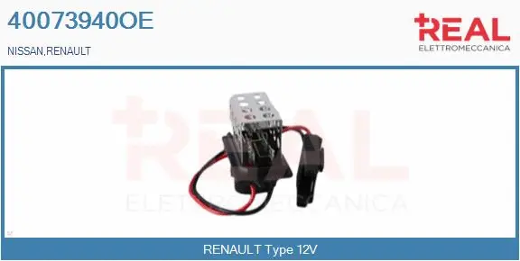 Resistor, interior blower (40073940OE)