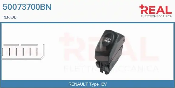 Switch, window regulator (50073700BN)