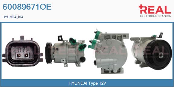 Compressor, air conditioning (60089671OE)