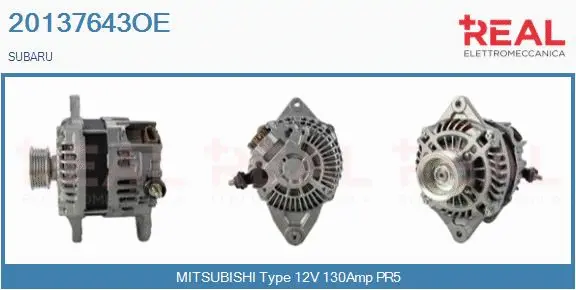 Alternator (20137643OE)