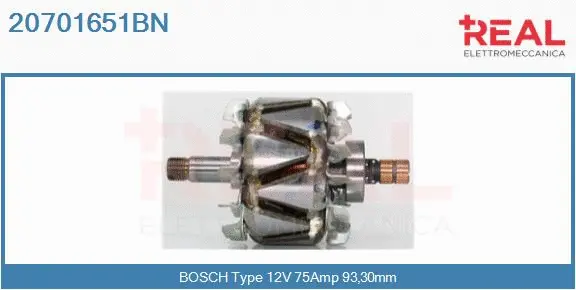 Rotor, alternator (20701651BN)