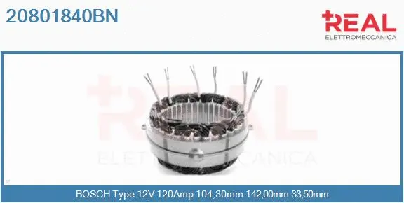 Stator, alternator (20801840BN)