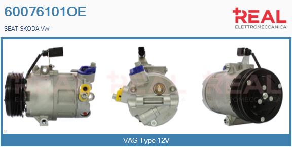 Compressor, air conditioning (60076101OE)