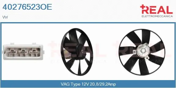 Fan, engine cooling (40276523OE)