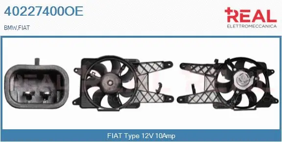 Electric Motor, radiator fan (40227400OE)